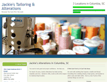 Tablet Screenshot of columbiaalterations.com